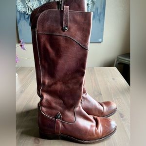 FRYE boots size 7 extended calf